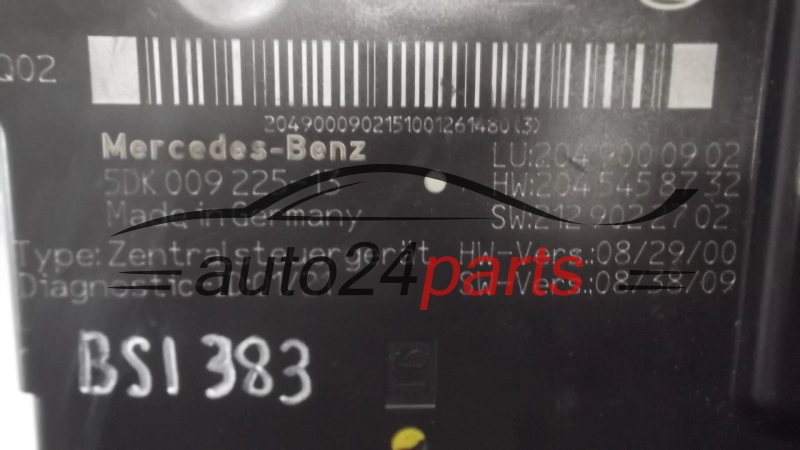 MERCEDES 5DK009225-13, 5DK009225-13, 2049000902