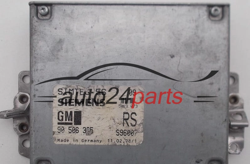 OPEL VECTRA B 1.8 X18XE 2.0 X20XEV 90506365 RS, 90 506 365, 90512130, 90 512 130, 6237455, 62 37 455, SIEMENS SIMTEC 56 5WK9073, 5WK9 073, S96007