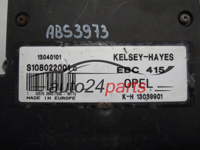 ABS POMPA I STEROWNIK OPEL VECTRA B KELSEY-HAYES 13039901, S108022001 C, S108022001C