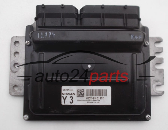 KOMPUTER STEROWNIK SILNIKA NISSAN MICRA 1.4 MEC37-510 Y3, MEC37510, D2 8325, D28325, MEC37510D28325