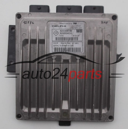 KOMPUTER STEROWNIK SILNIKA RENAULT CLIO 1.5 DCI Delphi R0410C169C, 8200498188, 8200524032
