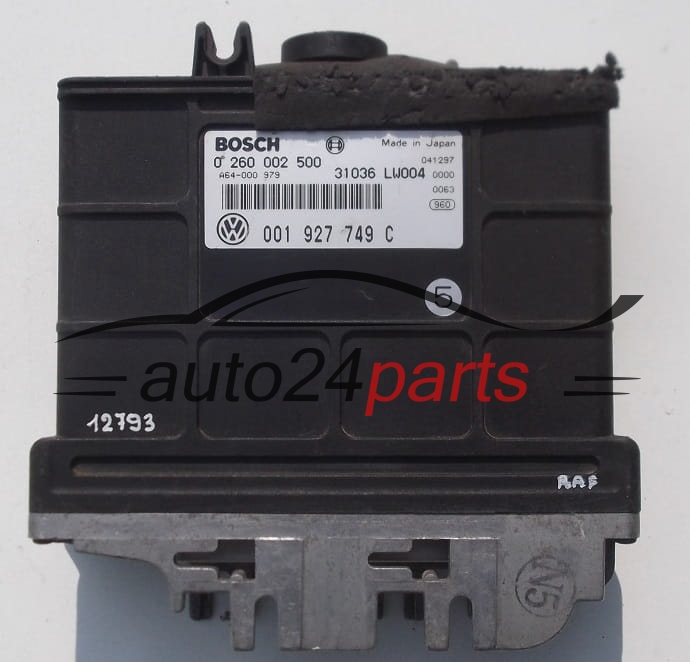 STEROWNIK SKRZYNI AUTOMATYCZNEJ SEAT AROSA VW POLO 1.4 AEX, APQ, ANX, AKV 001927749C, 001 927 749 C, BOSCH 0260002500, 0 260 002 500