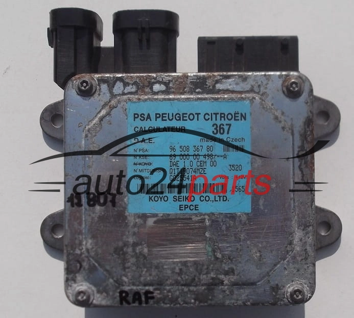 MODUL WSPOMAGANIA STEROWNIK KOLUMNY KIEROWNICZEJ CITROEN PEUGEOT 96 508 367 80, 9650836780, 69 000 00 498/--A, Q1T19074MZE