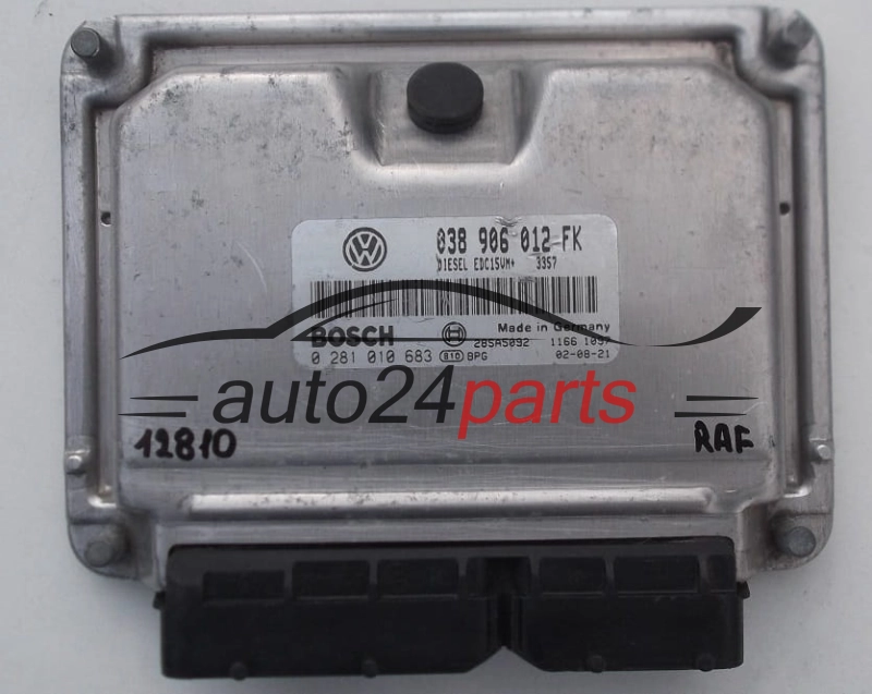 Sterownik silnika Seat Leon 1.9 TDI ASV 0281010683 038906012FK – zdjęcie 6