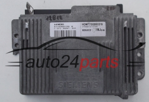 KOMPUTER STEROWNIK SILNIKA RENAULT MEGANE 1.6 SIEMENS S115300120 B, S115300120B, 7700860319, HOM7700860319 -  12812, 12860