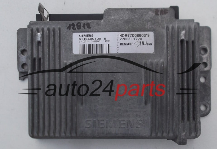Sterownik silnika Renault Megane 1.6 S115300120B HOM7700860319