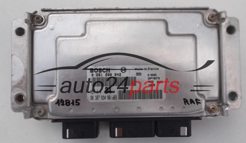 Sterownik silnika Peugeot 206 1.6 0261206942 9638783480ID10