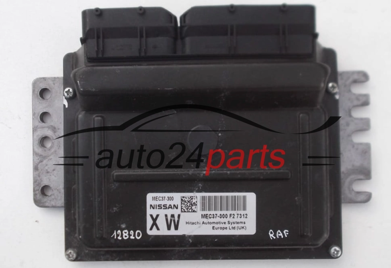 KOMPUTER STEROWNIK SILNIKA NISSAN MICRA 1.2 MEC37-300 XW, MEC37300XW, F2