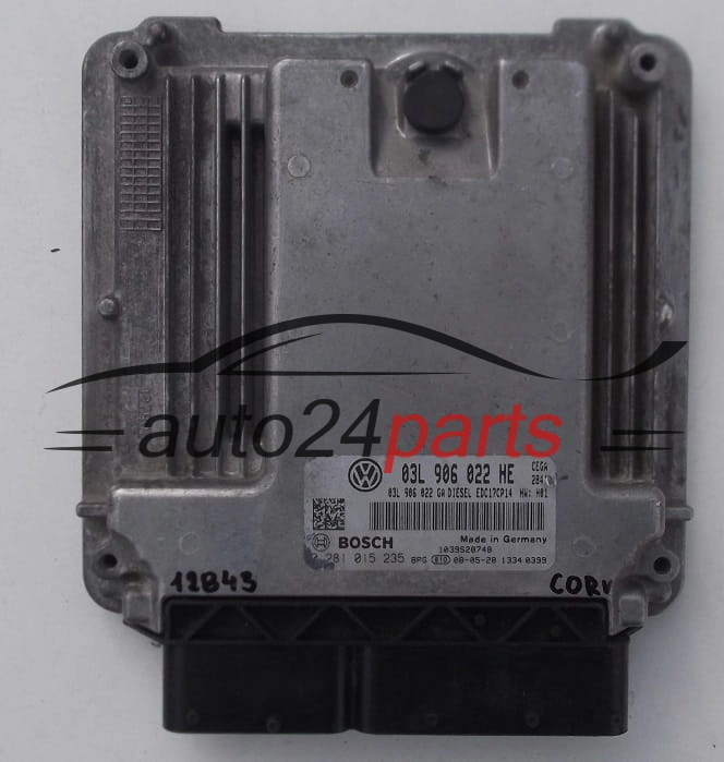 Centralina do motore SKODA OCTAVIA 2.0 TDI 03L906022HE 03L906022GA BOSCH 0281015235