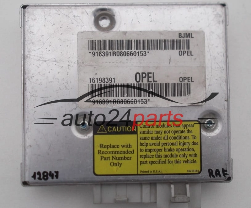 Sterownik ABS Opel Sintra 16198391 – zdjęcie 2