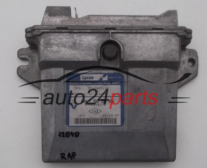 Sterownik silnika Renault Kangoo 1.9D R04080012G HOM7700104956 – zdjęcie 2
