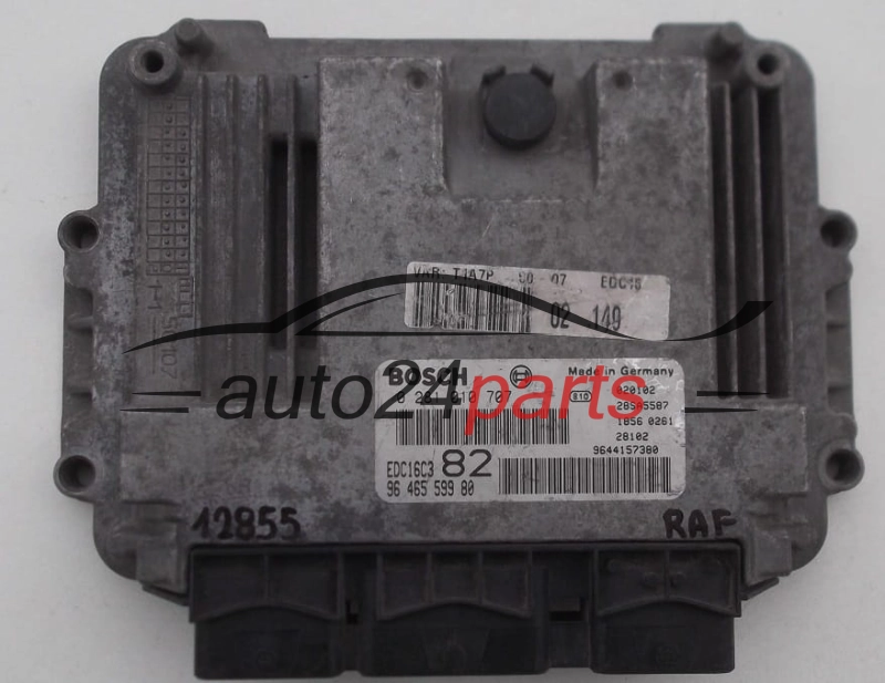 Sterownik silnika Peugeot 206 1.4 HDI 0281010707 9646559980