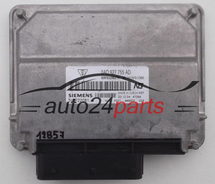 STEROWNIK SKRZYNI AUTOMATYCZNEJ PORSCHE CAYENNE SIEMENS 5WP22081, 0AD 927 755 AD, 0AD927755AD