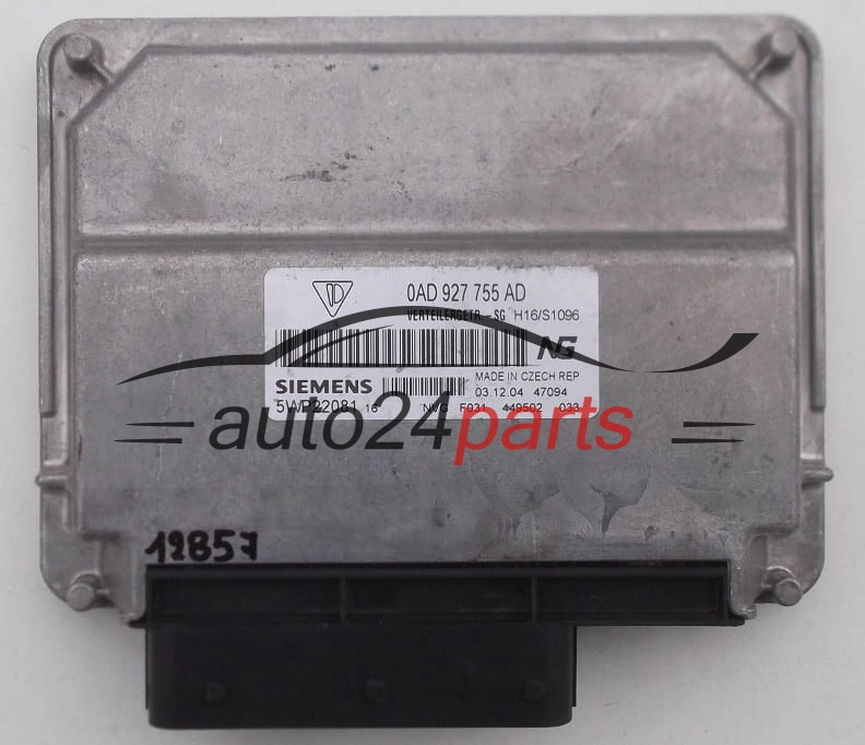 Sterownik skrzyni automatycznej Porsche Cayenne Siemens 5WP22081 0AD927755AD – zdjęcie 2