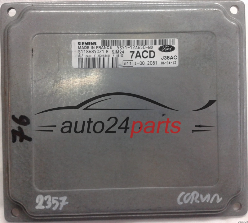 ECU CENTRALITA DE MOTOR FORD KA 1.3 5S51-12A650-BD