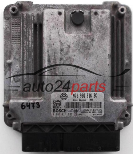 KOMPUTER STEROWNIK SILNIKA VW VOLKSWAGEN TOUAREG 5.0 TDI BOSCH 0 281 011 839