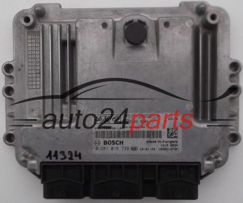KOMPUTER STEROWNIK SILNIKA FORD FOCUS 1.6 TDCI BOSCH 0 281 016 739, 0281016739, 9M51-12A650-LA, 9M5112A650LA - 