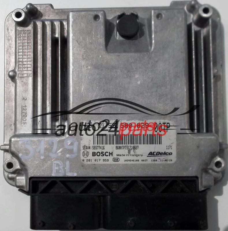 OPEL CORSA 1.3 CDTI A13DTE 55580829, 55 580 829, 55577416 00TP, BOSCH 0281017959, 0 281 017 959, 1039S46108