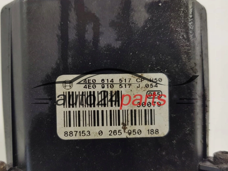 Pompa ABS i sterownik AUDI 4E0614517CP, BOSCH 0265950188