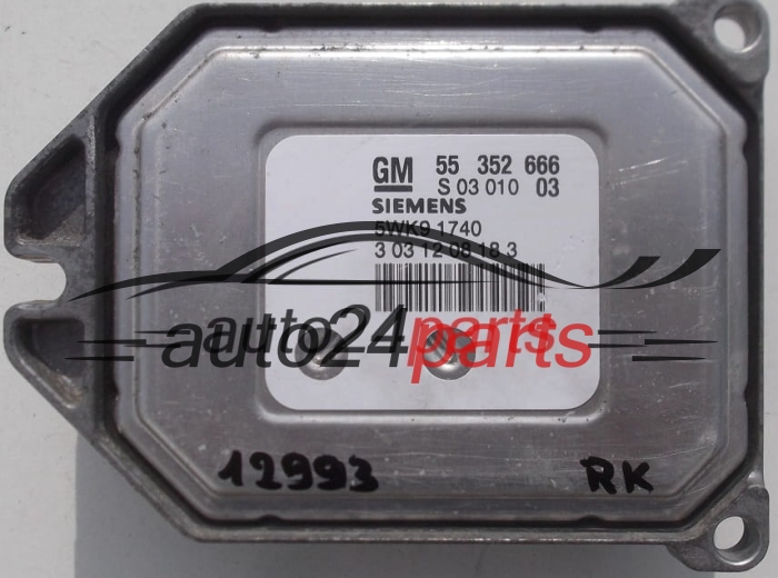 OPEL VECTRA C SIGNUM 1.8 Z18XE 55352666, 55 352 666, SIEMENS 5WK91740, 5WK9 1740, 55350979, 55 350 979, 6235175