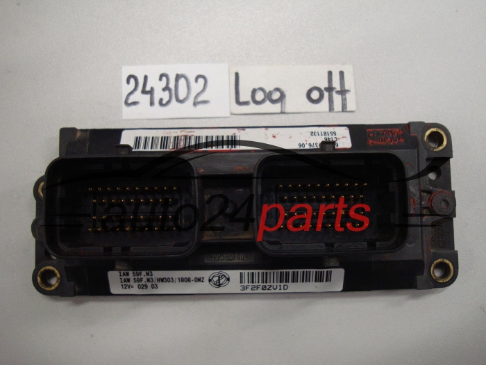 Sterownik silnika Fiat Punto II 1.2 Magneti Marelli IAW 59F.M3 55181132 61600.376.06 – komputer ECU