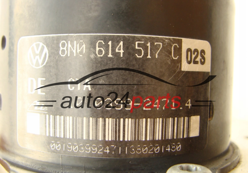 Pompe ABS et calculateur AUDI 8N0614517C, 10.0399-2471.4, 10039924714, 8N0907379E