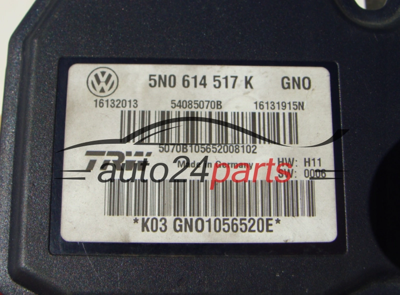 VOLKSWAGEN TIGUAN 5N0614517K, 16132013, 54085070B