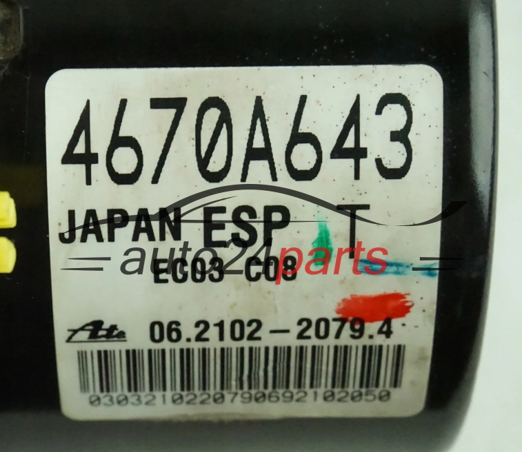 MITSUBISHI 4670A643, 06.2102-2079.4, 06210220794, 06.2109-6298.3, 06210962983