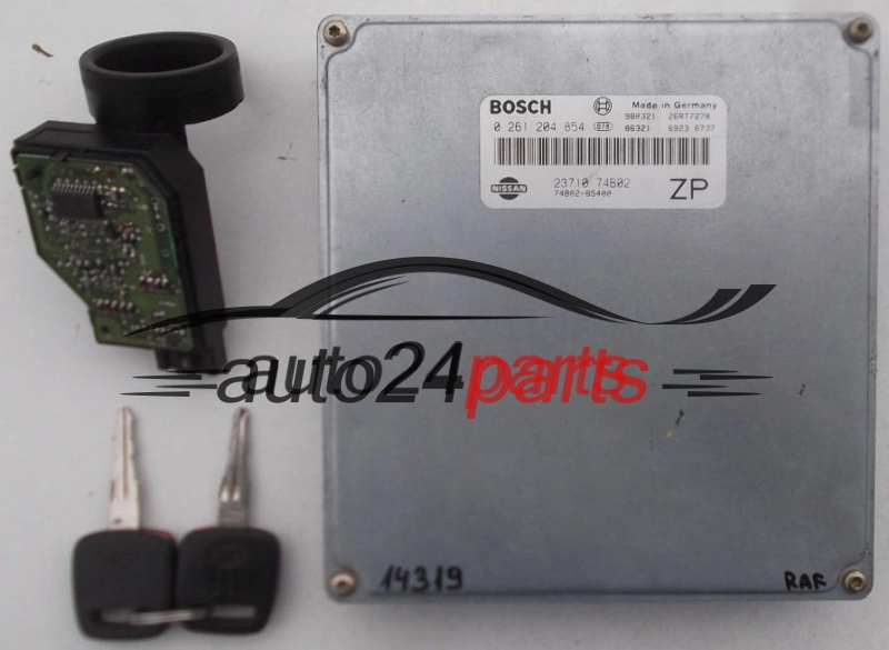 NISSAN MICRA BOSCH 0 261 204 854, 0261204854, 23710-74B02, 2371074B02, 74B02-85400, 74B0285400