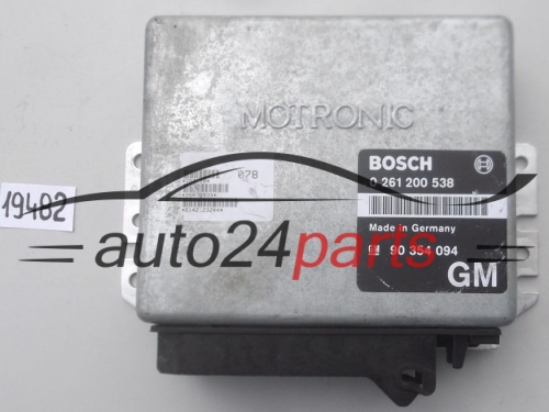 KOMPUTER STEROWNIK SILNIKA OPEL ASTRA BOSCH 0 261 200 538, GM 90 354 094 GM