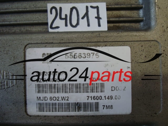 OPEL 1.3 55563976, 3392051KP1, MJD6O2.W2, MJD6O2W2