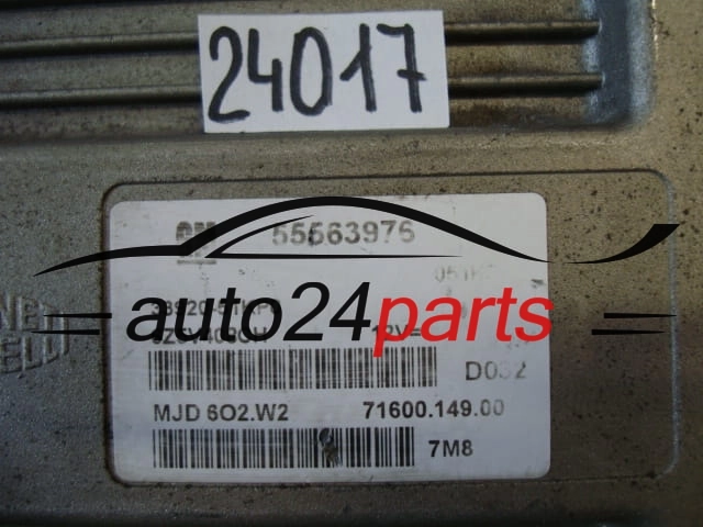 OPEL 1.3 55563976, 3392051KP1, MJD6O2.W2, MJD6O2W2