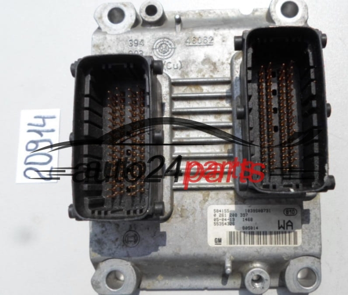 OPEL AGILA 1.0 Z10XEP 55354326 55 354 326 WA, BOSCH 0261208397, 0 261 208 397