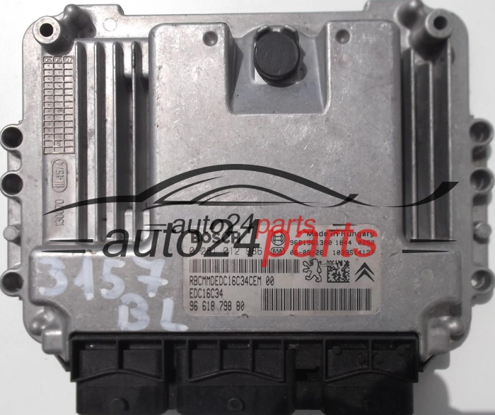 PEUGEOT 307 1.6 HDI BOSCH 0281012986, 0 281 012 986, 9661879880, 96 618 798 80, 9661961380, 1039S14127, EDC16C34