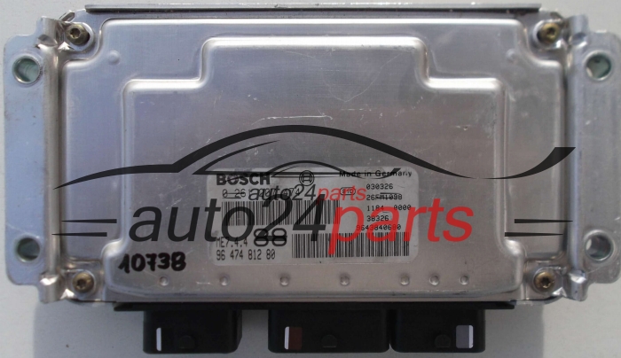 PEUGEOT 307 1.6 16V BOSCH 0261207474, 0 261 207 474, 9647481280, 96 474 812 80, ME7.4.4 88