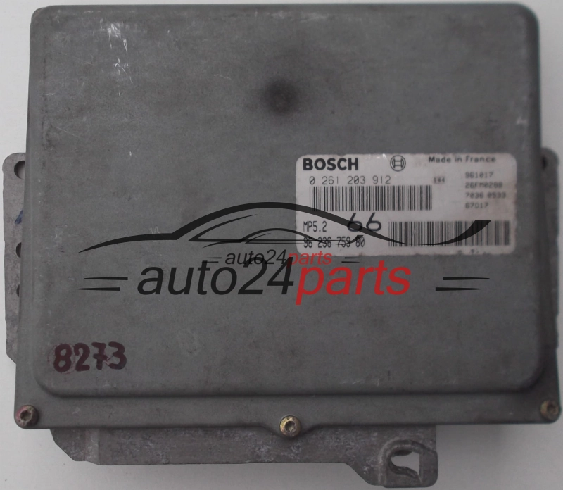 PEUGEOT 306, CITROEN SAXO 1.6, BOSCH 0 261 203 912, 0261203912, 96 236 759 80, 9623675980, MP5.2 66