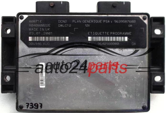 PEUGEOT 306 RENAULT R04080022E, D, 9639587680, 9640900080