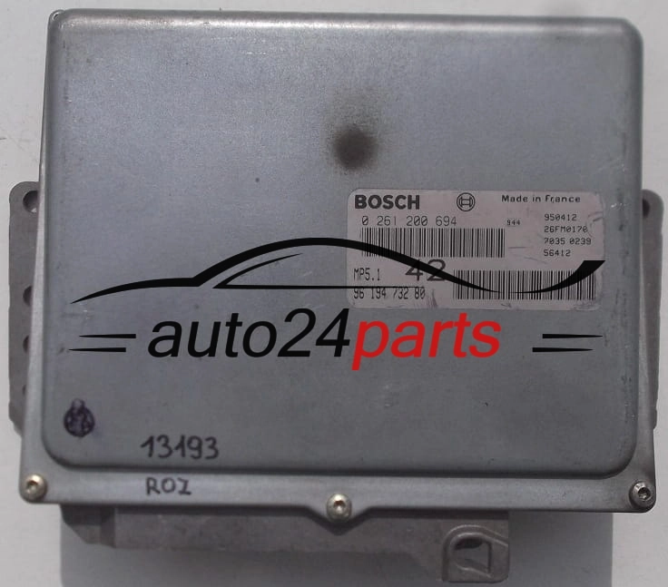 PEUGEOT 306 BOSCH 0 261 200 694, 0261200694, 96 194 732 80, 9619473280