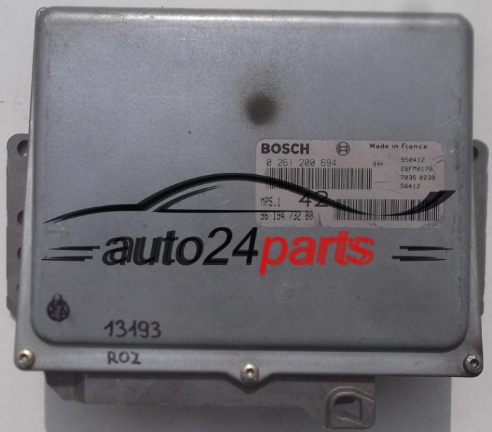 PEUGEOT 306 BOSCH 0 261 200 694, 0261200694, 96 194 732 80, 9619473280
