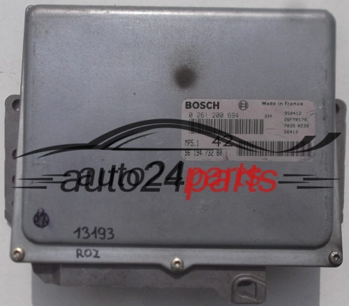 PEUGEOT 306 BOSCH 0 261 200 694, 0261200694, 96 194 732 80, 9619473280