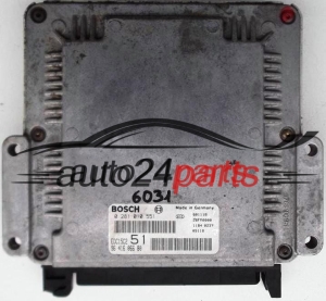 CENTRALINA DO MOTORE PEUGEOT 306 2.0 HDI BOSCH 0 281 010 551, 0281010551, 9641606680, 96 416 066 80, EDC15C2 51
