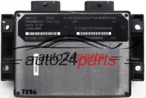 Μονάδα Ελέγχου Κινητήρα PEUGEOT 306 1.9 DIESEL R04080022D, 9639587680, 9640900080