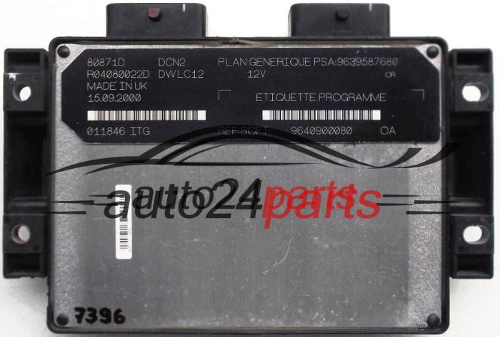 PEUGEOT 306 1.9 DIESEL R04080022D, 9639587680, 9640900080