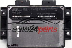 CENTRALINA DO MOTORE PEUGEOT 306 1.9 DIESEL R04080022D, 9639587680, 9640900080