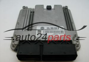 ECU ENGINE CONTROLLER VOLKSWAGEN 03L 906 022 S, 03L906022S, BOSCH 0 281 014 700, 0281014700, EDC17CP14