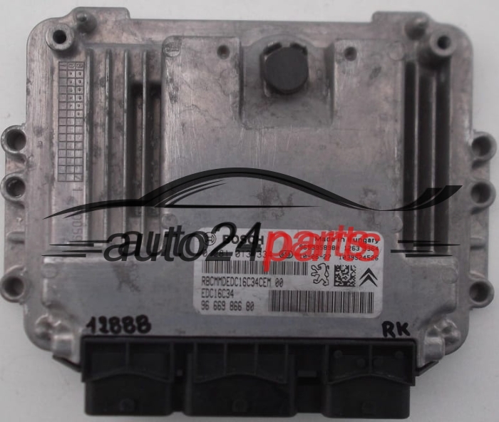 PEUGEOT 3008, CITROEN 1.6 HDI, BOSCH 0 281 013 334, BOSCH 0281013334, 96 669 866 80, 9666986680, EDC16C34