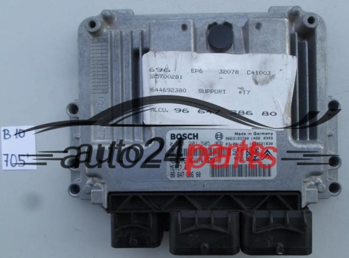 PEUGEOT 207 CC 1.6 16V 9664738680 9663193780 BOSCH 0261201505 1039S21830 RB