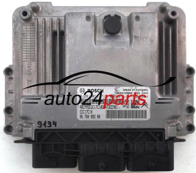 PEUGEOT 206, CITROEN 1.4 HDI, BOSCH 0 281 016 711, 0281016711, 96 760 892 80, 9676089280, EDC17C10