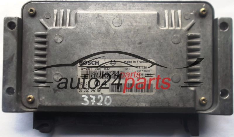 PEUGEOT 206 1.6 BOSCH 0261206032, 0 261 206 032, 9633234280, 96 332 342 80, MP7.2 04