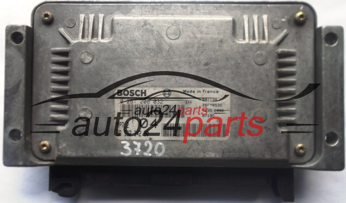 PEUGEOT 206 1.6 BOSCH 0261206032, 0 261 206 032, 9633234280, 96 332 342 80, MP7.2 04